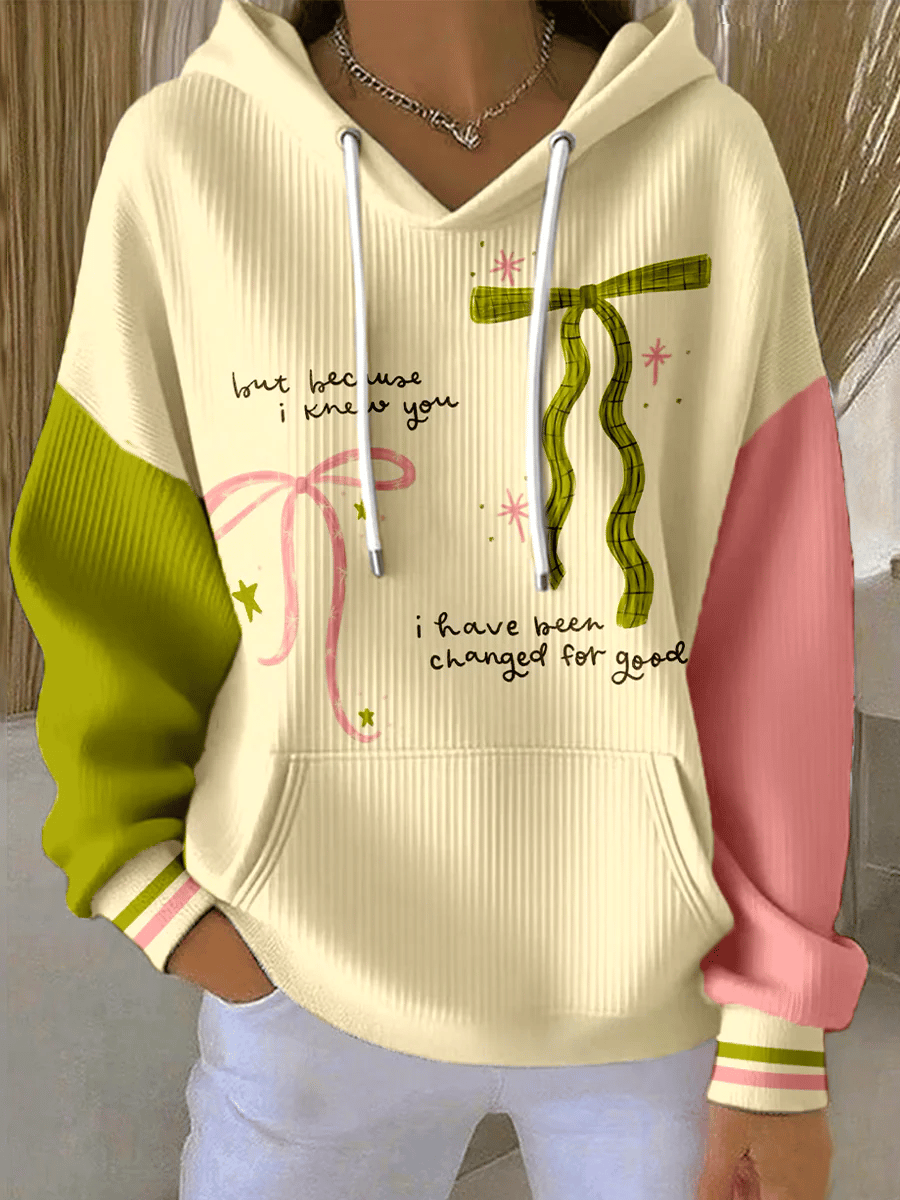 Women's I Have Been Changed For Good Art Print Casual Sweatshirt