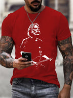 Men's Print Casual Printed T-shirt