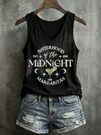 Women's Midnight Margaritas Printed Tank Top