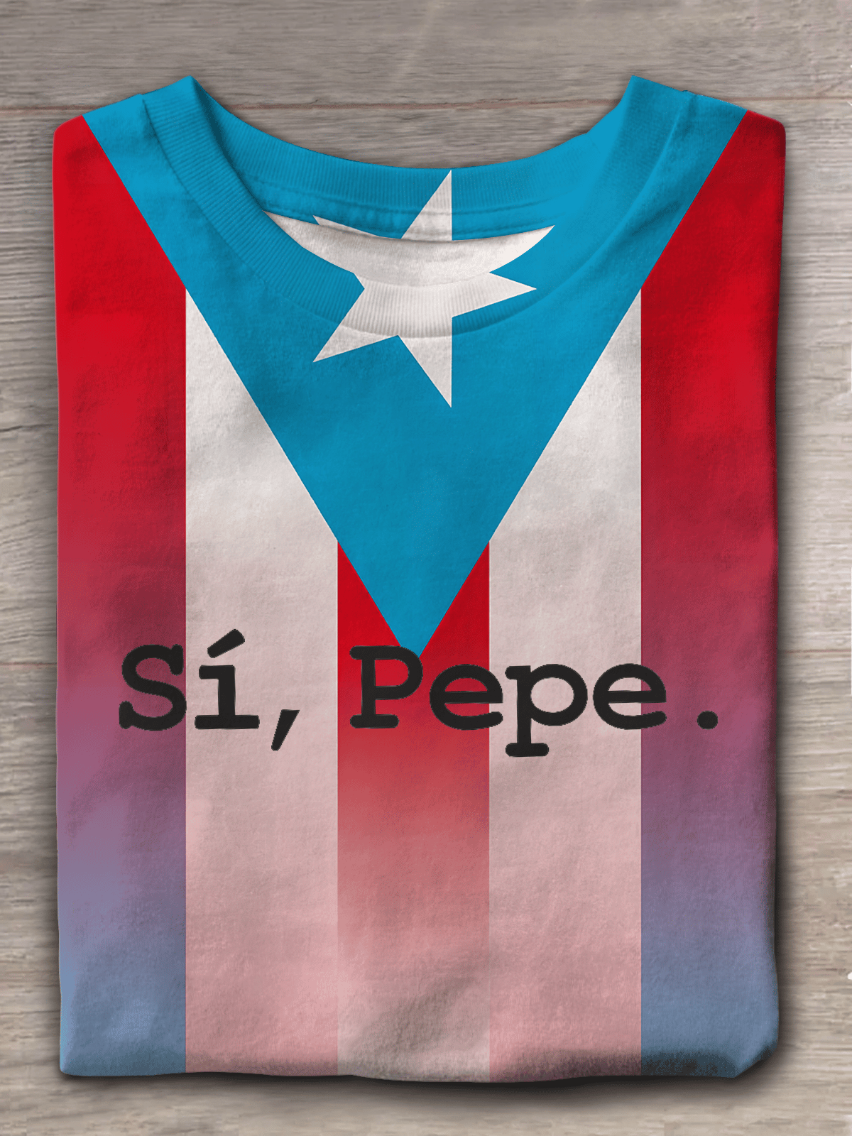 Puerto Rico Singer Printed Crew Neck T-shirts