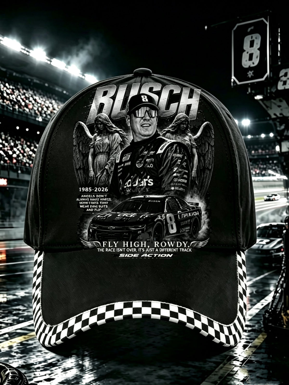 Unisex Racing-Print Baseball Cap