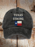Texas Strong Print Baseball Cap