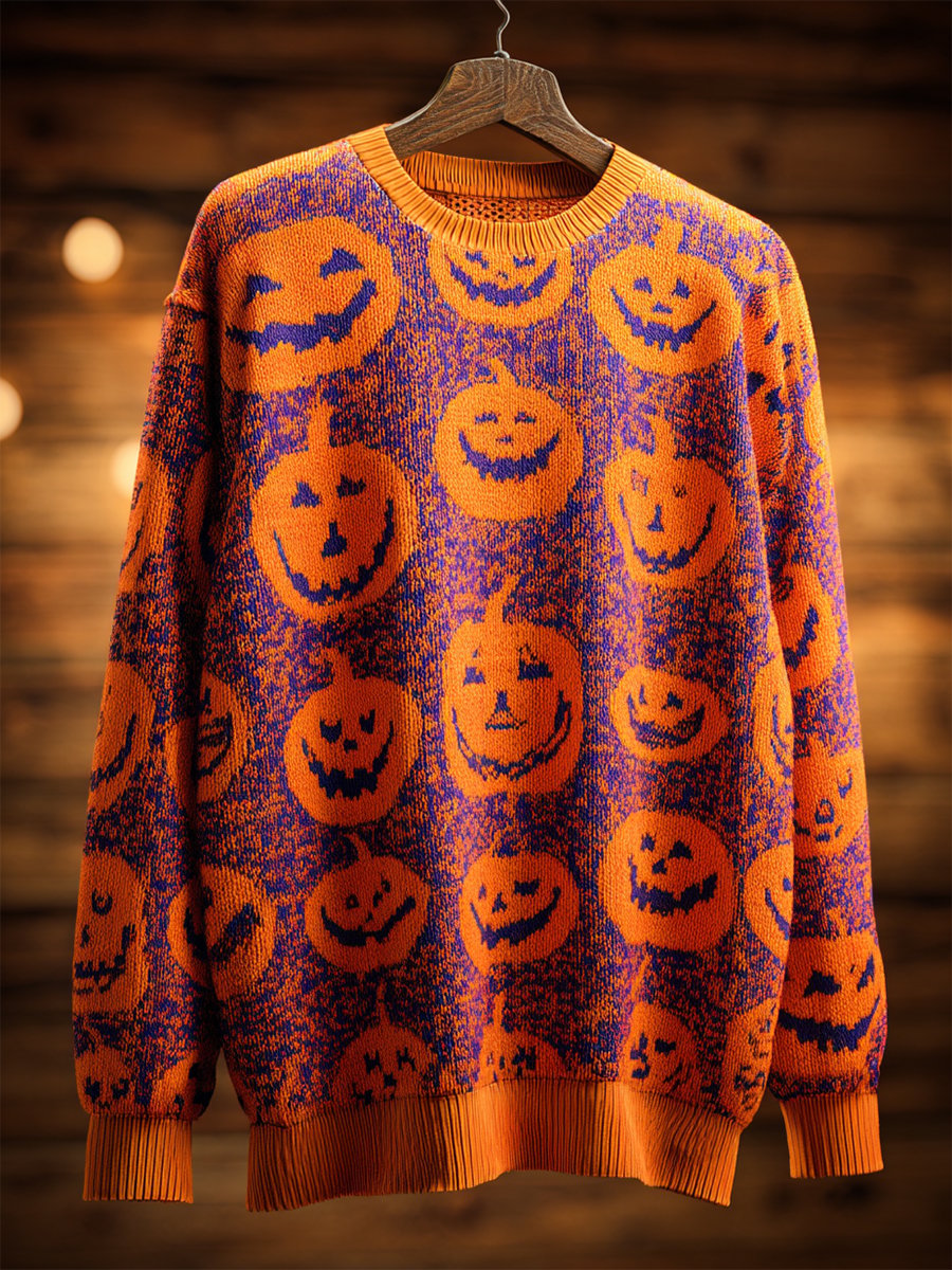 Couple Retro Casual Party Halloween Sweater