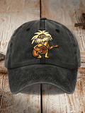 Band singer printed casual baseball cap