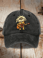 Band singer printed casual baseball cap