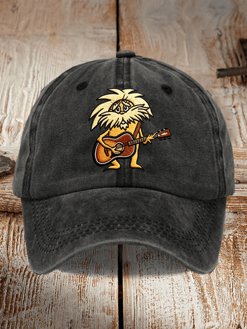 Band singer printed casual baseball cap