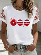 Women's Music Art Print T-Shirt