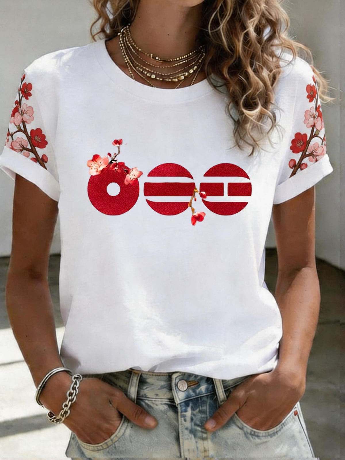 Women's Music Art Print T-Shirt