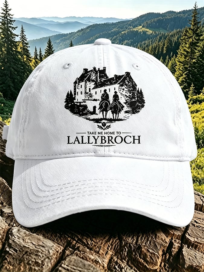 Retro Take Me Home To Lallybroch Print Baseball Cap