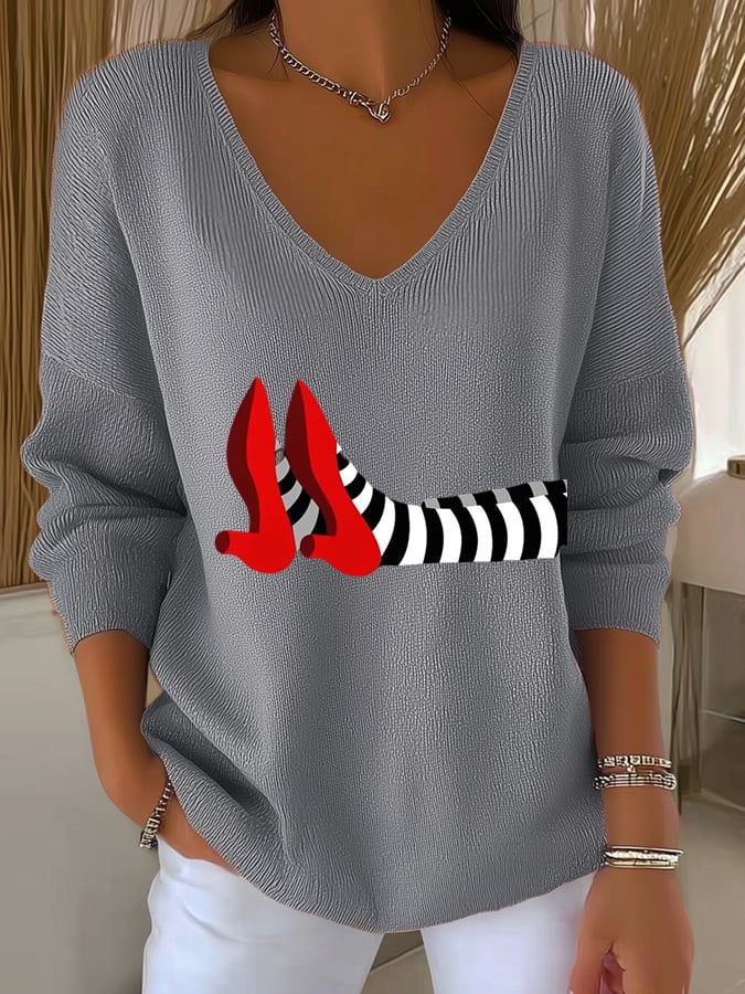 Women's Casual Witches Long Sleeve T-Shirt