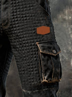 Men's Retro Multifunctional Pocket Work Pants