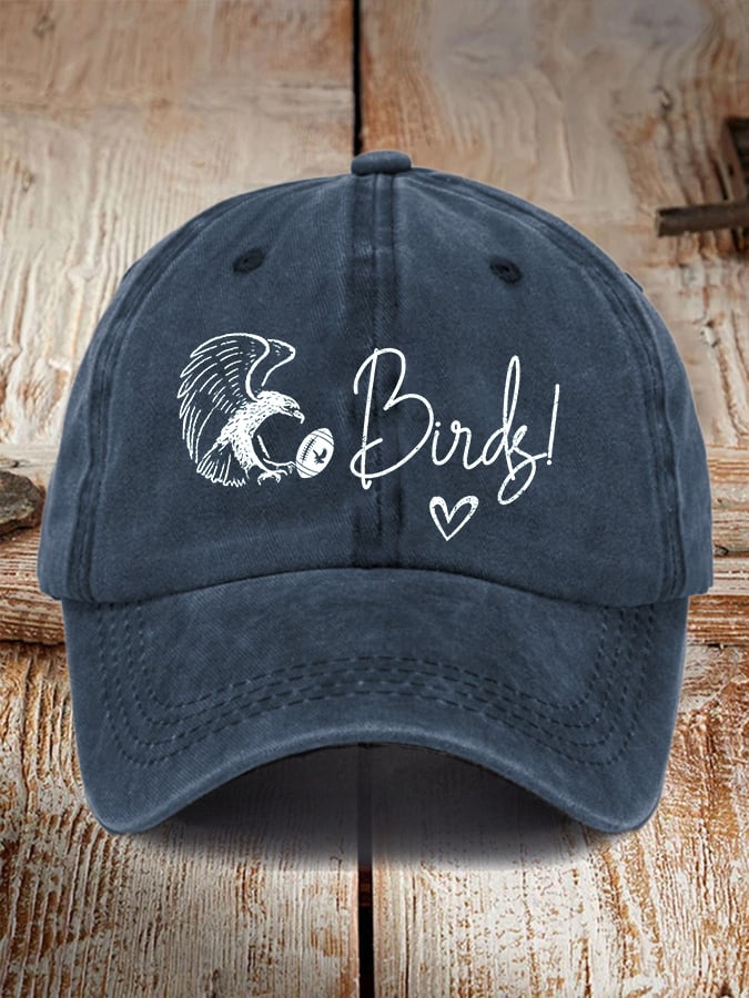 Unisex Vintage Football Print Hat