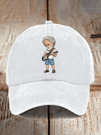 Band singer printed casual baseball cap