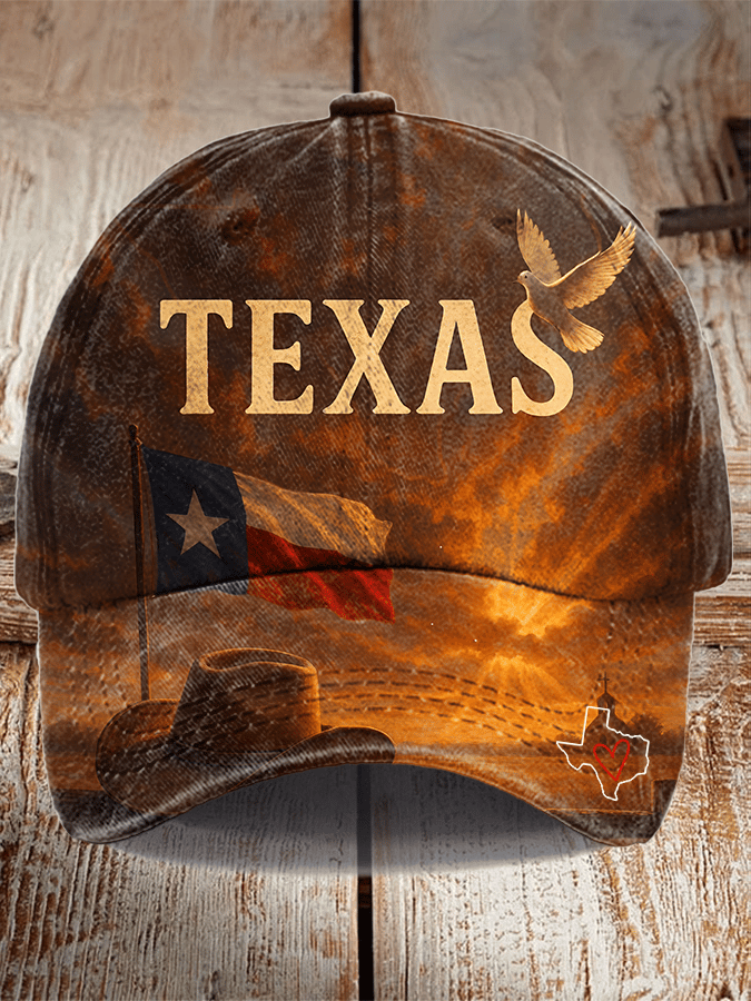 Unisex Texas Stronger Than The Storm Printed Hat