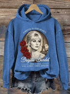 Retro Forever In Our Hearts 1934 – 2025 Icon • Actress • Animal Advocate Print Hoodie