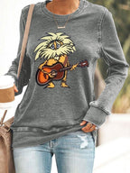 Women's Casual Printed Sweatshirt