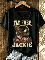 Women's Fly Free Jackie Print T-shirt