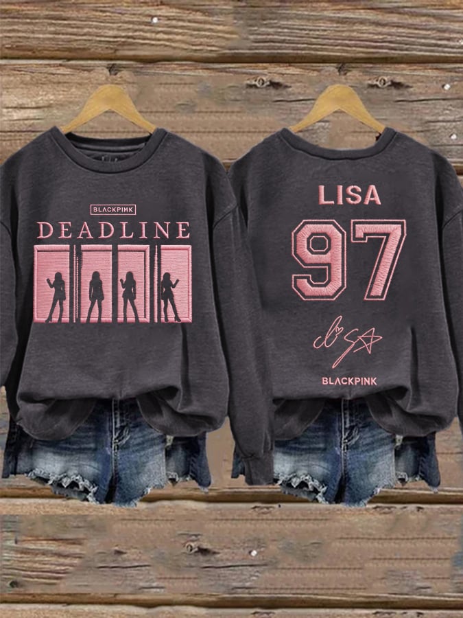 Women's Music Art Print Sweatshirt