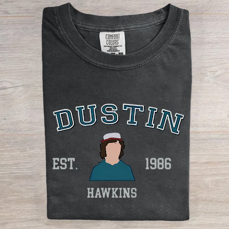Dustin Est 1986 Hawins Art Print T-Shirt