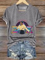 Women's  Forever in our heart Printed Casual T-Shirt
