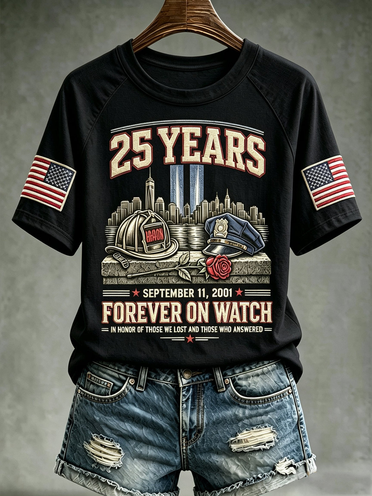 Women's 9/11 Memorial Graphic Top