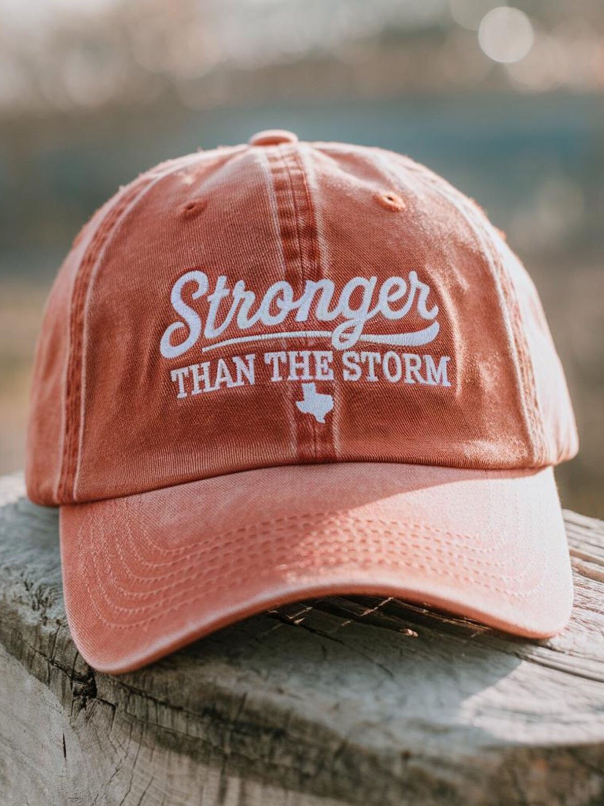 Unisex Stronger Than The Storm Texas Strong Flood Disaster Relief Print Hat