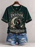 Women's Casual Halloween Printed Casual T-shirt