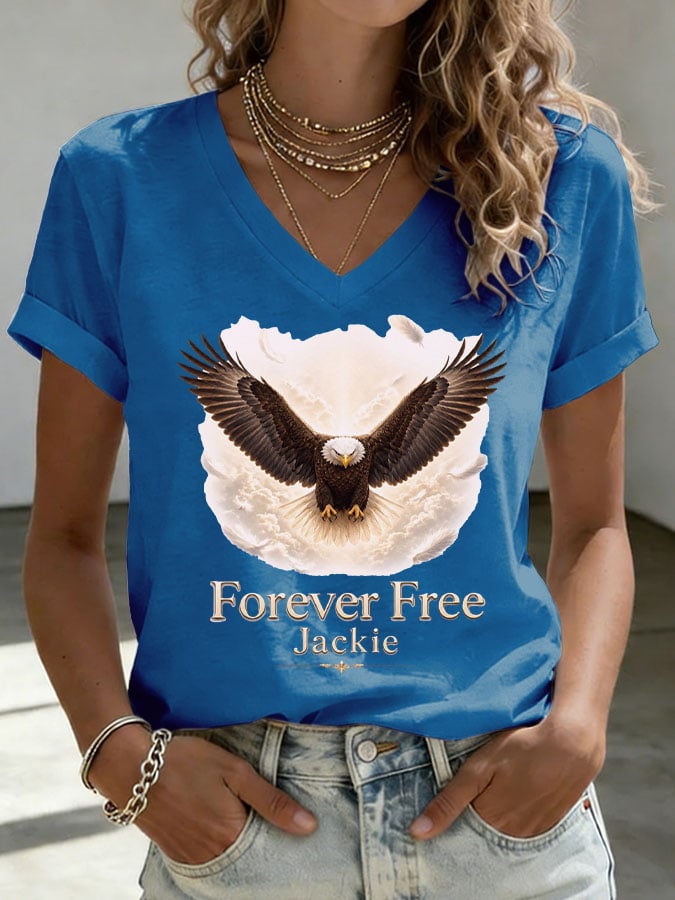 🔥🔥2nd 50% Off 🔥🔥Women's Fly Free Jackie Print T-shirt