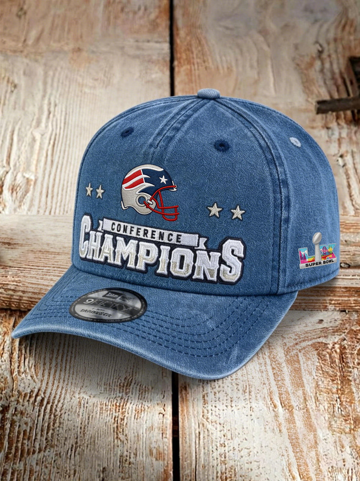 Casual Everyday Baseball Cap With A Rugby Print