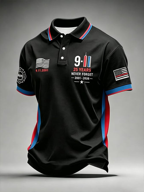 9.11 Never Forget Printed T-Shirts