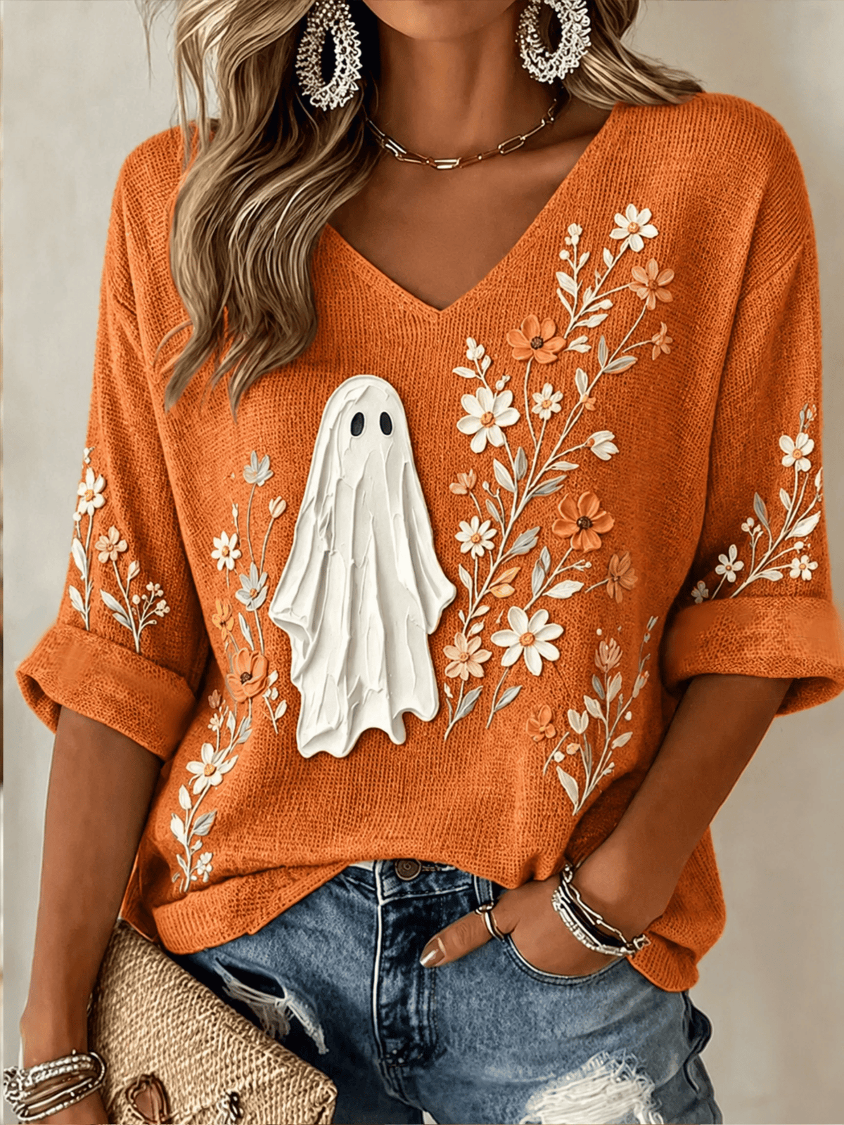 Women'S Casual Printed Top