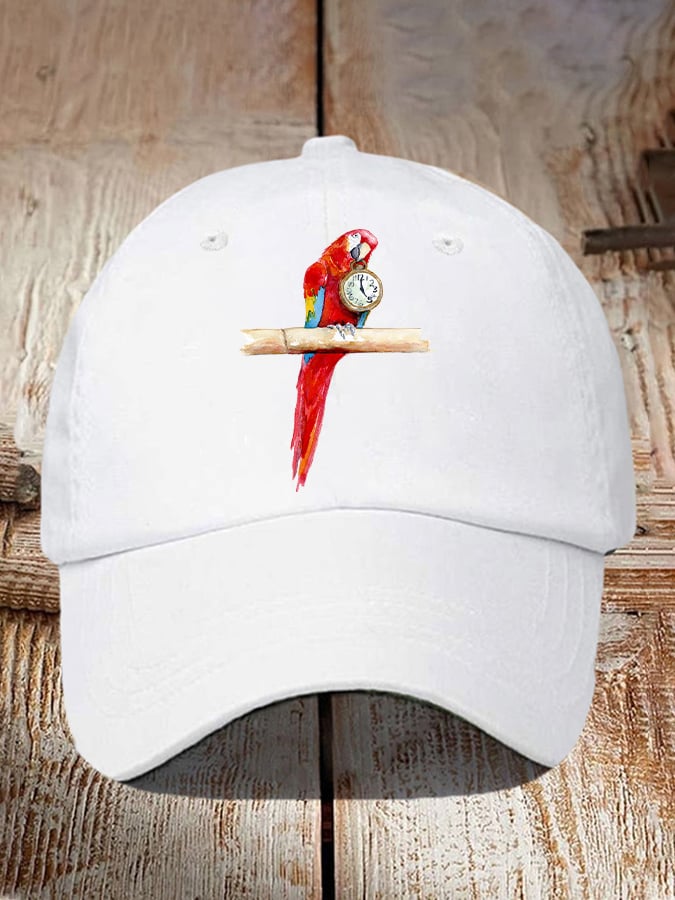 Retro 5 O'Clock Print Baseball Cap