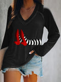 Women's Halloween Printed T-Shirts
