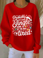 Women's Christmas Printed Sweatshirt