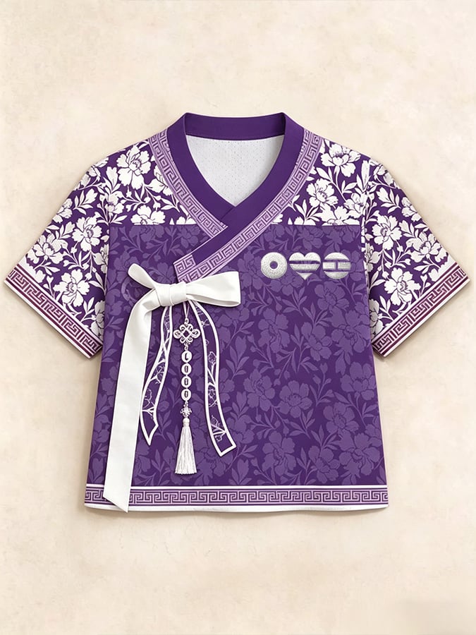 Women Concert-Inspired Jeogori Hanbok Top With Tassel