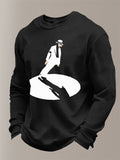 Men's Pop Music Legend  Print Crew Neck Top