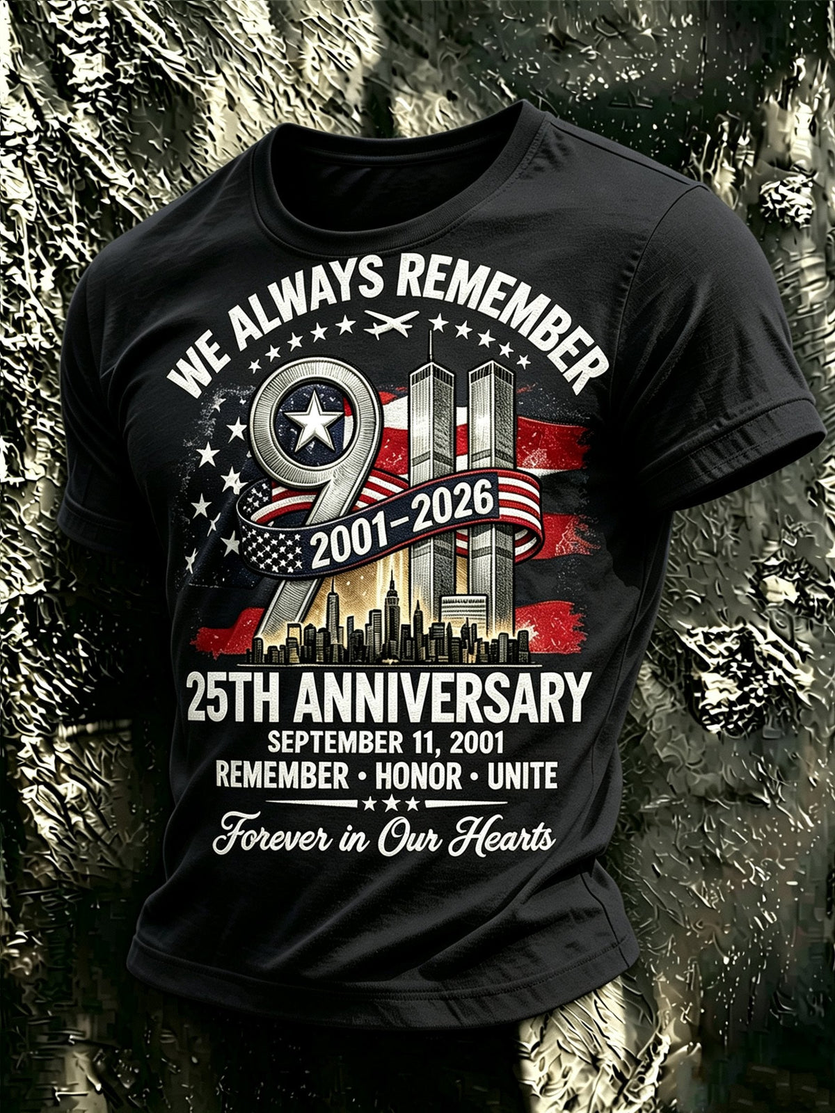 Men's 9/11 Memorial Graphic Top
