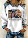 Women's Retro In Memory 1954-2026 Printed Sweatshirt