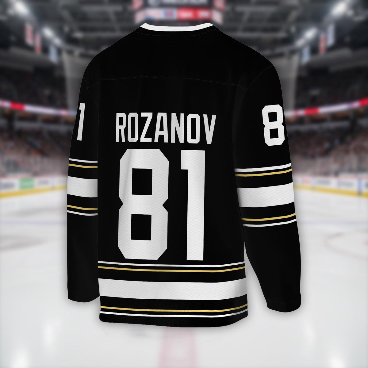 Men's ice hockey print casual top