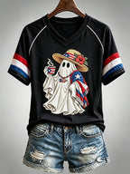 Women's Puerto Rico Halloween Graphic T-shirt