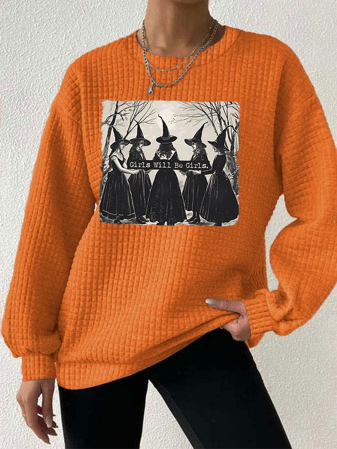 Women'S Casual Halloween Sweatshirt