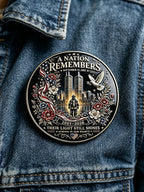 Unisex 9/11 25th Anniversary We Will Never Forget Brooch