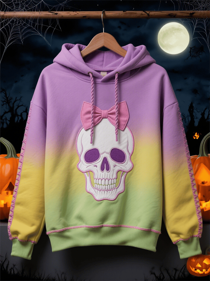 Women's Casual Halloween Print Sweatshirt