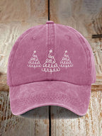 Unisex Fdt Christmas Tree Print Baseball Cap