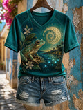 Women's Puerto Rican Art Print Top