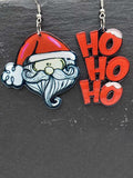 Various Styles Of Holiday Earrings Designed With Christmas Elements