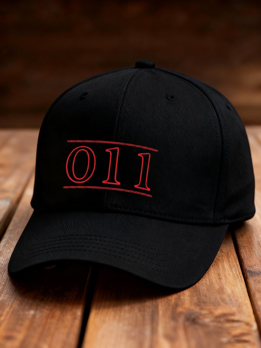 Retro Monster Print Washed Baseball Caps for Couples