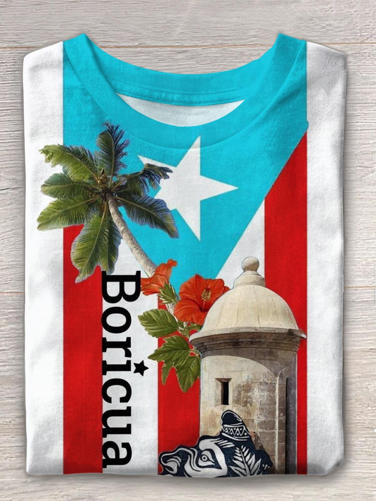 Puerto RicoCrew Neck T-shirt
