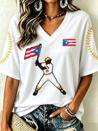 Women's Printed Casual Top