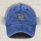 I Require Snacks Embroidered Raccoon Cap